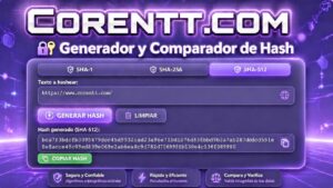 Generador y Comparador de Hashes Gratis Online - Hash SHA-1, SHA-256 y SHA-512